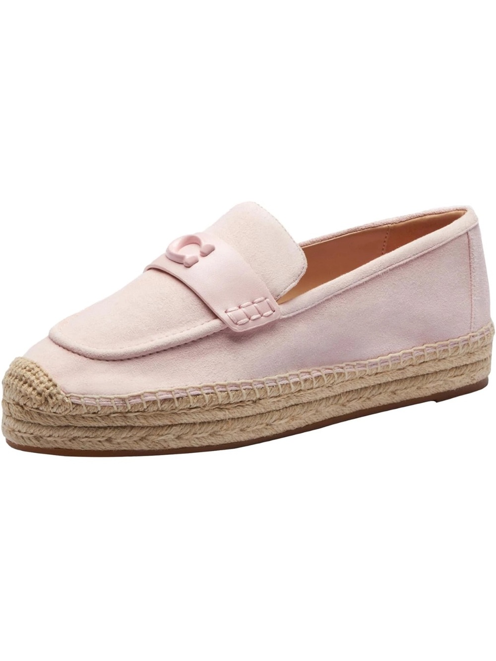 COACH Camilla Women’s Powder Pink Suede Espadrilles/Loafers Slip-On,10, SOLD OUT